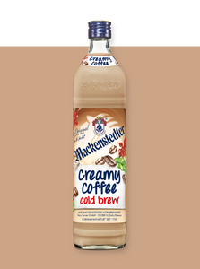 Das Foto einer Flasche Creamy Coffee